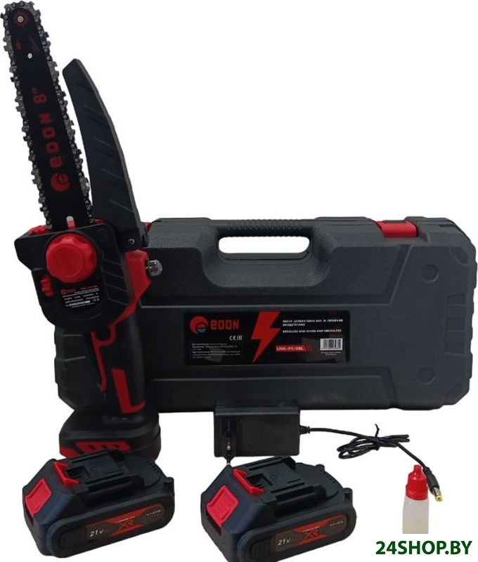Аккумуляторная пила Edon UNS-21/8BL (с 2-мя АКБ) Аккумуляторная пила Edon UNS-21/8BL (с 2-мя АКБ)