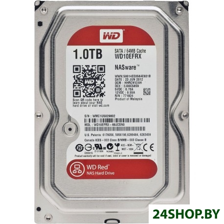 Жесткий диск WD Red 1TB (WD10EFRX) Жесткий диск WD Red 1TB (WD10EFRX)