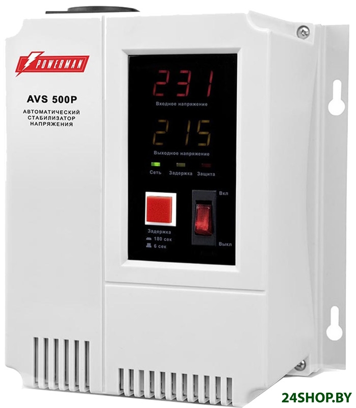 Стабилизатор напряжения POWERMAN AVS 500 P Стабилизатор напряжения POWERMAN AVS 500 P