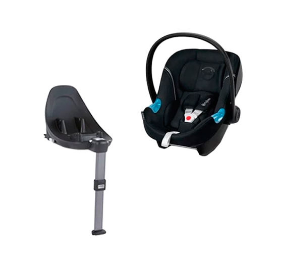 Автокресло Cybex Aton M + Base M-Fix (stardust black) Автокресло Cybex Aton M + Base M-Fix (stardust black)