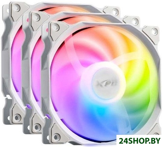 Комплект вентиляторов для корпуса ADATA XPG Vento 120x3 ARGB PWM (белый) Комплект вентиляторов для корпуса ADATA XPG Vento 120x3 ARGB PWM (белый)