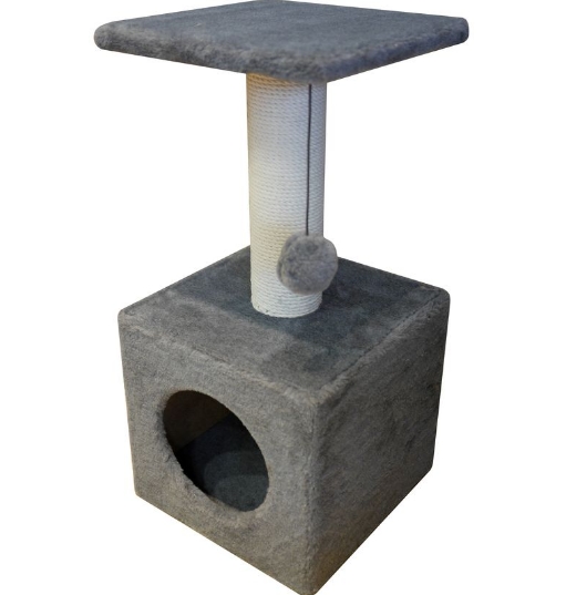 Комплекс для кошек Cat House 0.65 (хлопок серый) Комплекс для кошек Cat House 0.65 (хлопок серый)