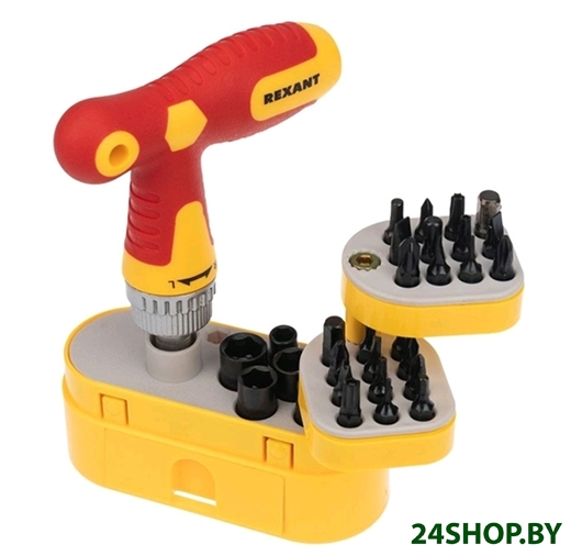 Набор бит Rexant 12-4776 (33 предмета) Набор бит Rexant 12-4776 (33 предмета)