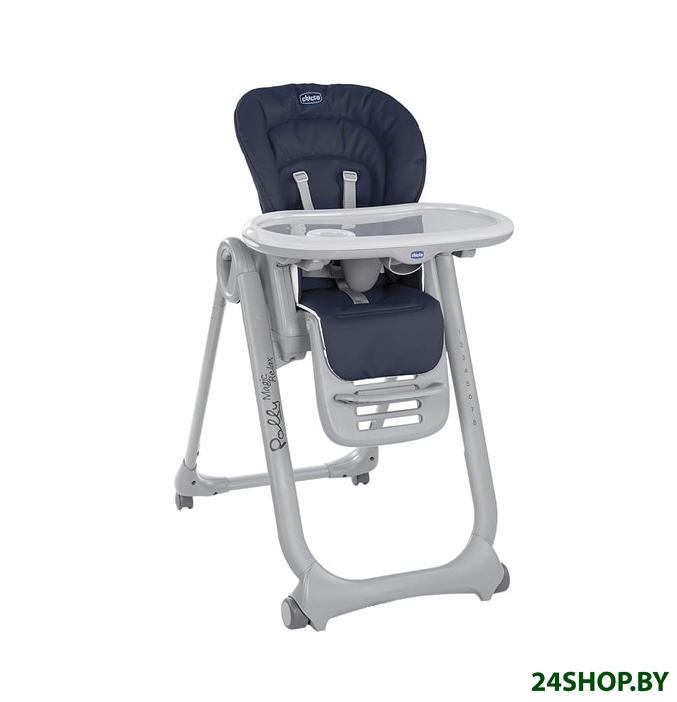 Стульчик для кормления Chicco Polly Magic Relax (india ink) Стульчик для кормления Chicco Polly Magic Relax (india ink)