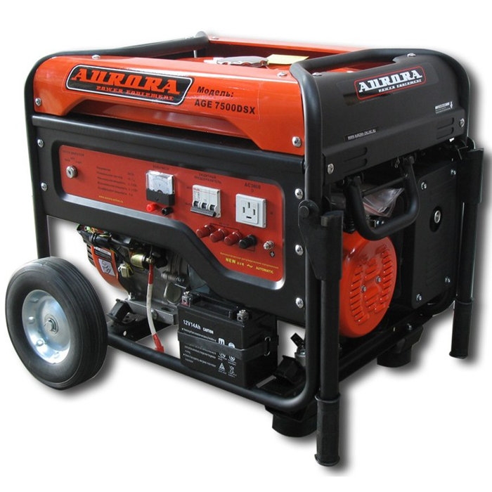 Бензиновый генератор Aurora AGE 7500 DSX Бензиновый генератор Aurora AGE 7500 DSX
