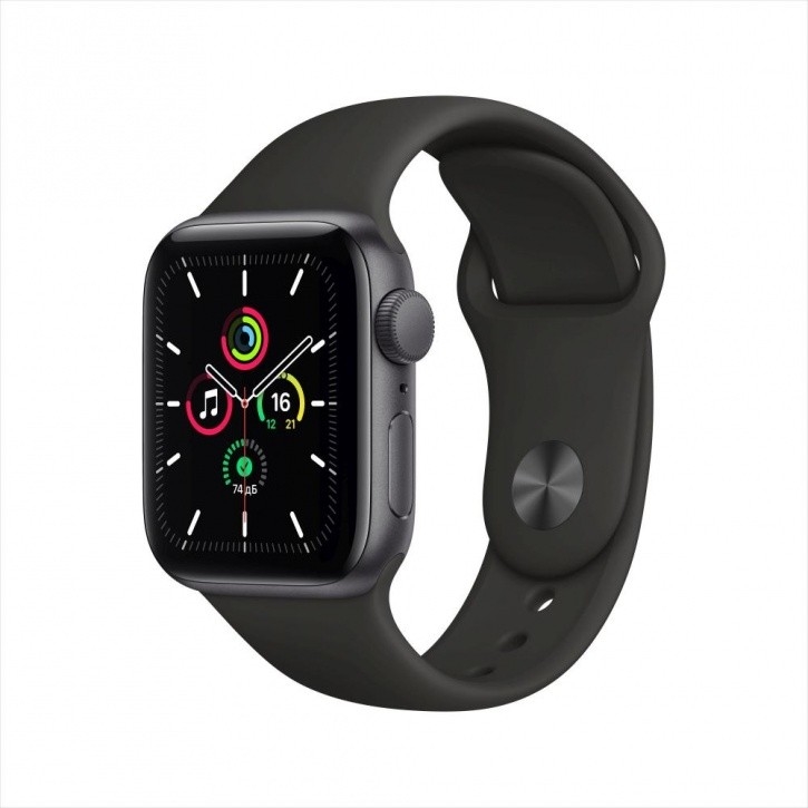 Умные часы Apple Watch SE 44 мм (алюминий серый космос/черный спортивный) Умные часы Apple Watch SE 44 мм (алюминий серый космос/черный спортивный)