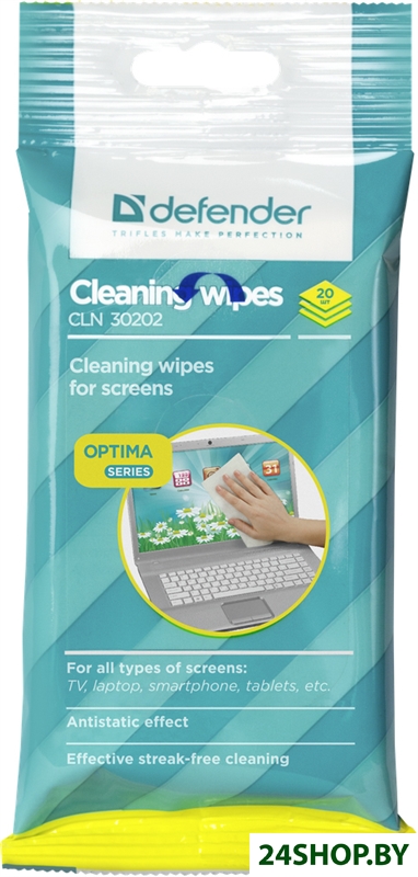 Влажные салфетки Defender CLN 30202 Optima (20 шт) Влажные салфетки Defender CLN 30202 Optima (20 шт)