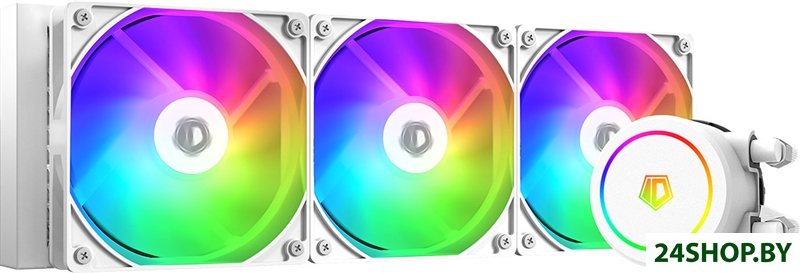 Жидкостное охлаждение для процессора ID-Cooling FrostFlow FX360 ARGB White Жидкостное охлаждение для процессора ID-Cooling FrostFlow FX360 ARGB White