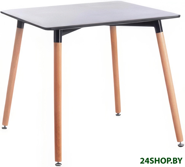 Кухонный стол TetChair John 80x80x75 (черный/натуральный) Кухонный стол TetChair John 80x80x75 (черный/натуральный)