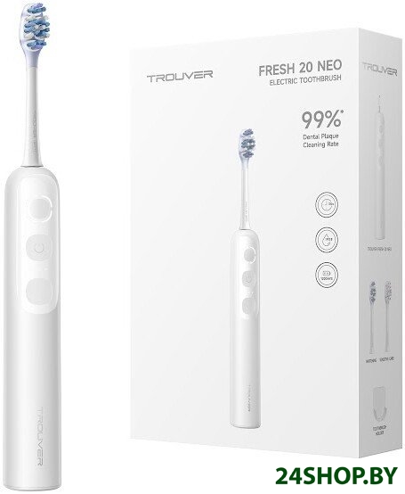 Электрическая зубная щетка Trouver Fresh 20 NE0 Electric Toothbrush ATB23B (белый) Электрическая зубная щетка Trouver Fresh 20 NE0 Electric Toothbrush ATB23B (белый)
