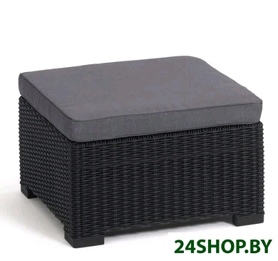 Пуф садовый KETER California Bay hocker 253155 (графит) Пуф садовый KETER California Bay hocker 253155 (графит)