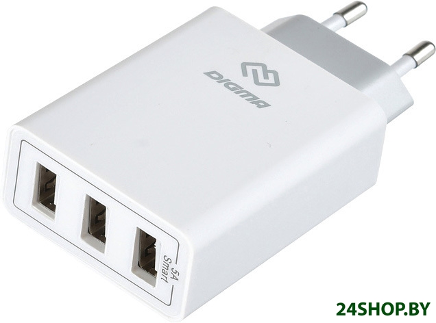 Сетевое зарядное Digma DGWC-3U-5A-WG Сетевое зарядное Digma DGWC-3U-5A-WG