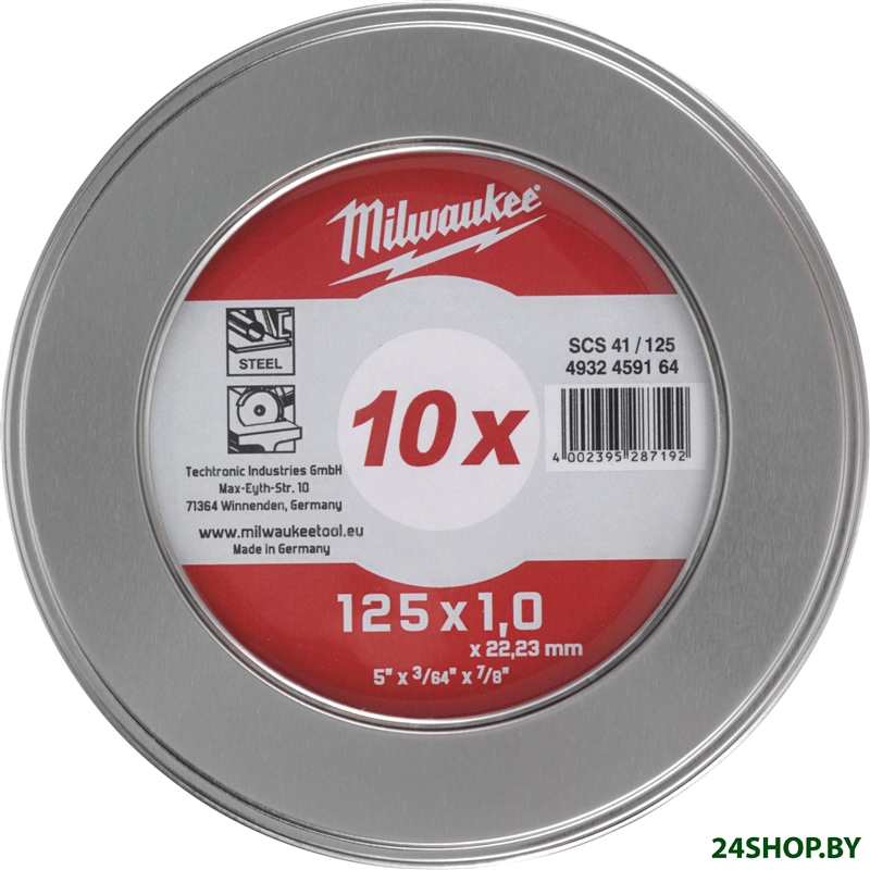 Набор отрезных дисков Milwaukee SCS 41 4932478998 Набор отрезных дисков Milwaukee SCS 41 4932478998