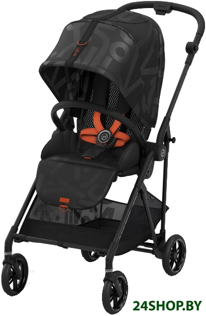 Коляска прогулочная «книга» Cybex Melio Street (real black) Коляска прогулочная «книга» Cybex Melio Street (real black)