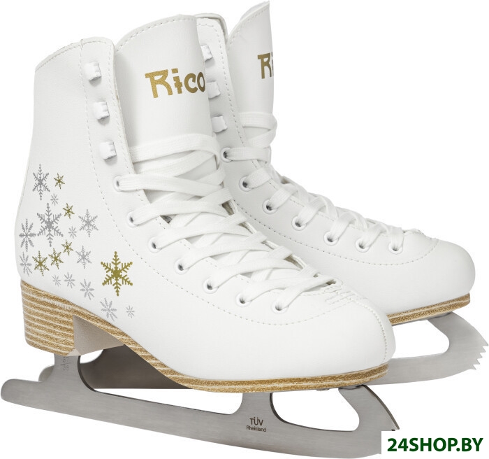 Коньки Ricos Eclat PW-215-2 (р.38, белый) Коньки Ricos Eclat PW-215-2 (р.38, белый)