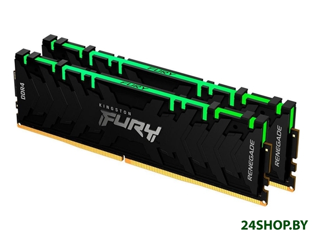 Оперативная память Kingston FURY Renegade RGB 2x16GB DDR4 PC4-25600 KF432C16RB1AK2/32 Оперативная память Kingston FURY Renegade RGB 2x16GB DDR4 PC4-25600 KF432C16RB1AK2/32