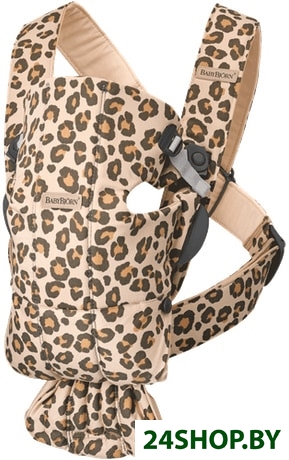 Рюкзак-переноска BabyBjorn Mini Cotton (beige/leopard) Рюкзак-переноска BabyBjorn Mini Cotton (beige/leopard)