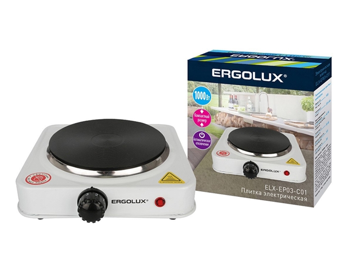 Настольная плита Ergolux ELX-EP03-C01 Настольная плита Ergolux ELX-EP03-C01