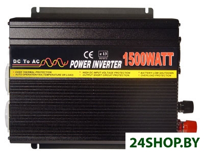Преобразователь напряжения автомобильный (инвертор) СОЮЗ PI-1500W/24V Преобразователь напряжения автомобильный (инвертор) СОЮЗ PI-1500W/24V