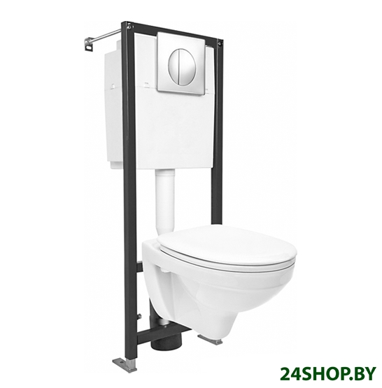 Унитаз Cersanit Delfi SET-DEL/Black/TPL/Cg Унитаз Cersanit Delfi SET-DEL/Black/TPL/Cg