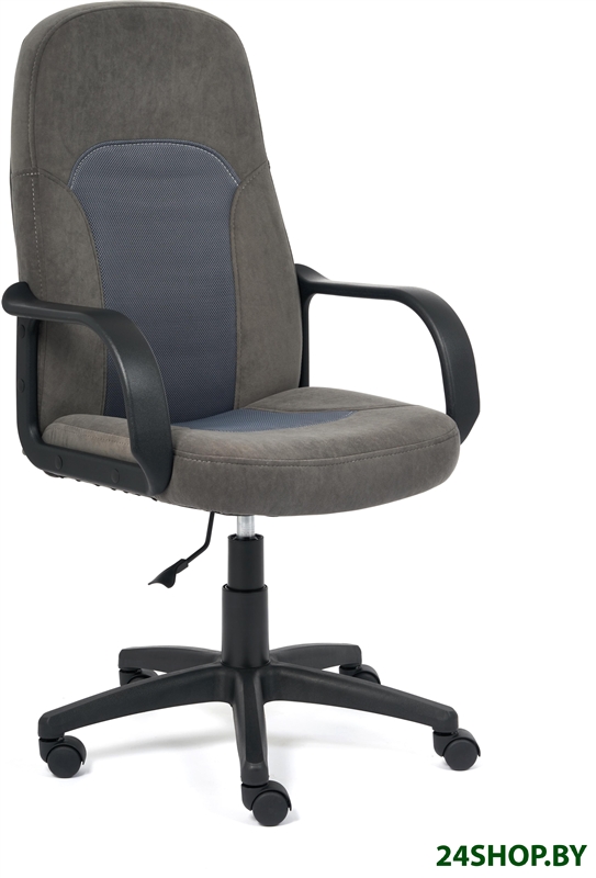 Кресло TetChair Parma (флок/ткань, серый) Кресло TetChair Parma (флок/ткань, серый)