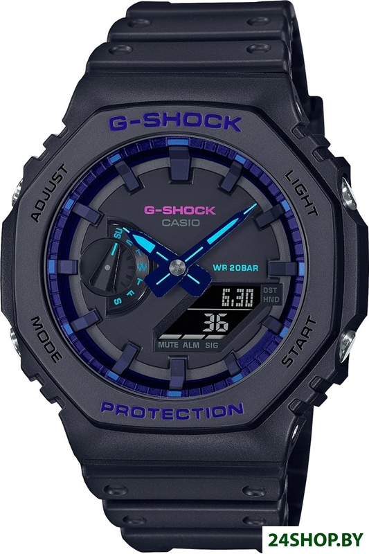 Наручные часы Casio G-Shock GA-2100VB-1A Наручные часы Casio G-Shock GA-2100VB-1A