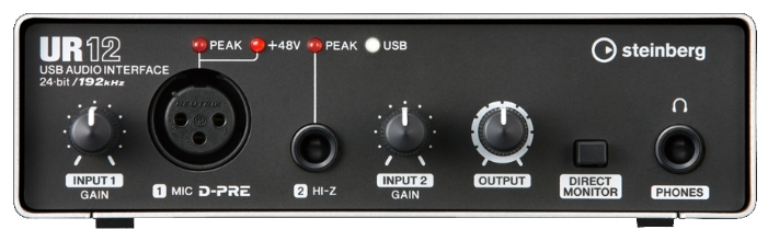 Аудиоинтерфейс Steinberg UR12 Аудиоинтерфейс Steinberg UR12
