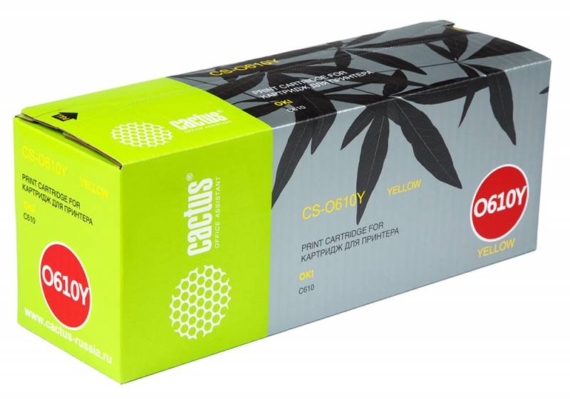 Картридж Cactus CS-O610Y Картридж Cactus CS-O610Y