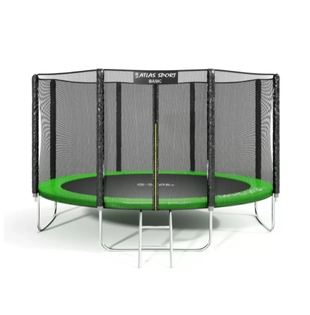 Батут ATLAS SPORT 435 см (14ft) Basic GREEN Батут ATLAS SPORT 435 см (14ft) Basic GREEN