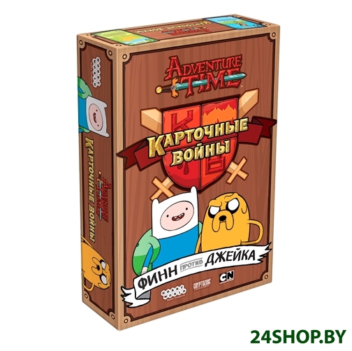 Настольная игра Мир Хобби Время приключений: Карточные войны. Финн против Джейка Настольная игра Мир Хобби Время приключений: Карточные войны. Финн против Джейка