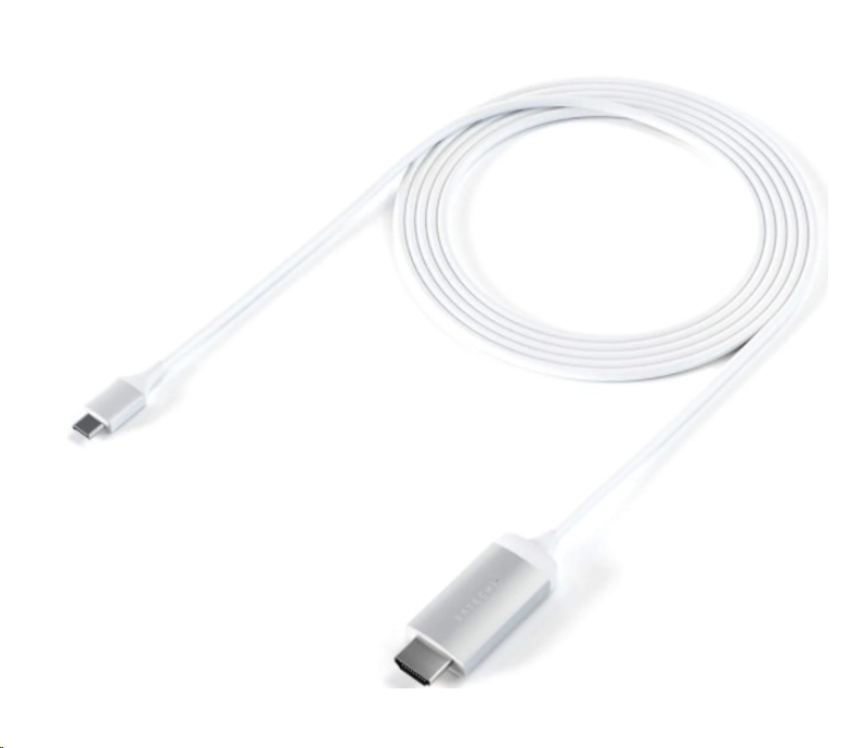 Кабель Satechi Type-C to HDMI 4K 60 HZ ST-CHDMIS (серебристый) Кабель Satechi Type-C to HDMI 4K 60 HZ ST-CHDMIS (серебристый)