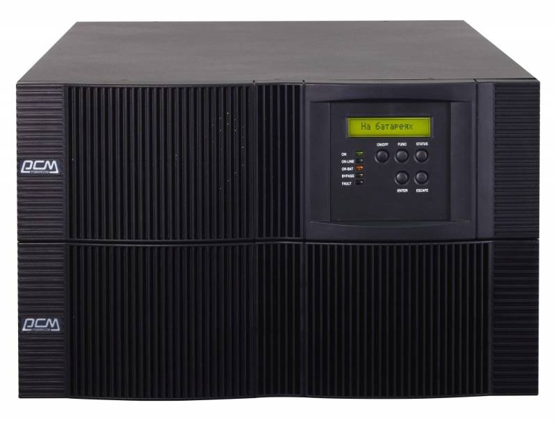 Источник бесперебойного питания Powercom Vanguard RM VRT-10K 9000Вт 10000ВА (черный) Источник бесперебойного питания Powercom Vanguard RM VRT-10K 9000Вт 10000ВА (черный)