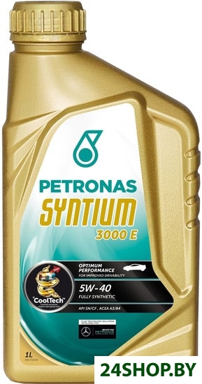 Моторное масло Petronas Syntium 3000 E 5W-40 1л Моторное масло Petronas Syntium 3000 E 5W-40 1л