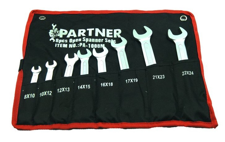Набор ключей Partner PA-1008M 8 предметов Набор ключей Partner PA-1008M 8 предметов
