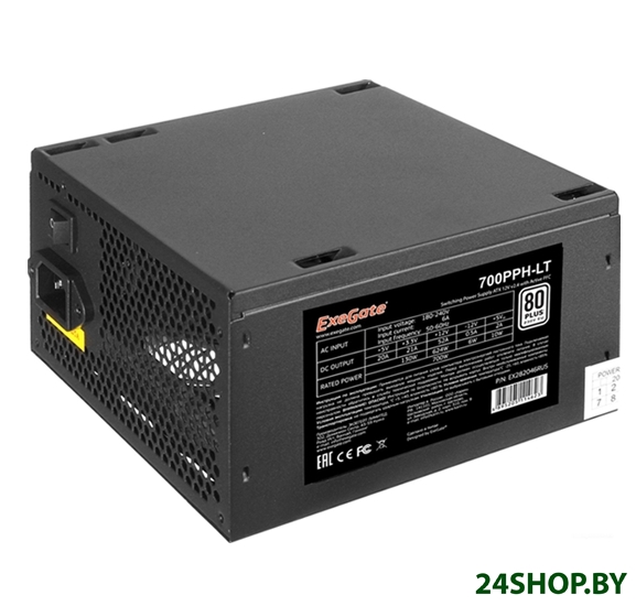 Блок питания ExeGate 700PPH-LT 80 Plus EX282048RUS Блок питания ExeGate 700PPH-LT 80 Plus EX282048RUS