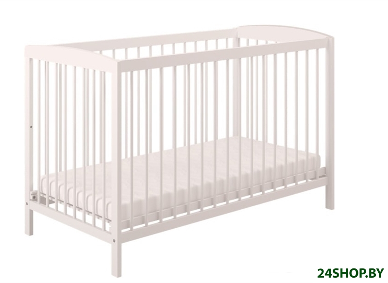 Детская кроватка Polini Kids Simple 101 (белый) Детская кроватка Polini Kids Simple 101 (белый)