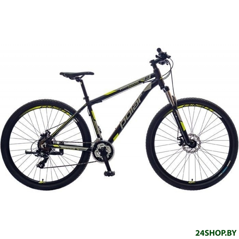 Велосипед Polar Bike Mirage Sport (L, черный/серый/желтый) Велосипед Polar Bike Mirage Sport (L, черный/серый/желтый)