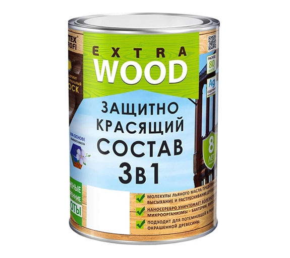 Пропитка Farbitex Profi Wood Extra 3в1 0.8 л (тик) Пропитка Farbitex Profi Wood Extra 3в1 0.8 л (тик)