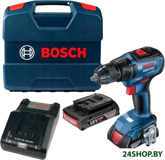Дрель-шуруповерт Bosch GSR 18V-50 Professional 06019H5000 (с 2-мя АКБ, кейс) Дрель-шуруповерт Bosch GSR 18V-50 Professional 06019H5000 (с 2-мя АКБ, кейс)