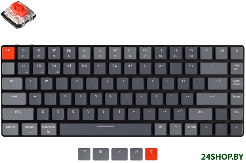 Клавиатура Keychron K3 V2 RGB K3-B1 (Gateron G Pro Red, RU) Клавиатура Keychron K3 V2 RGB K3-B1 (Gateron G Pro Red, RU)