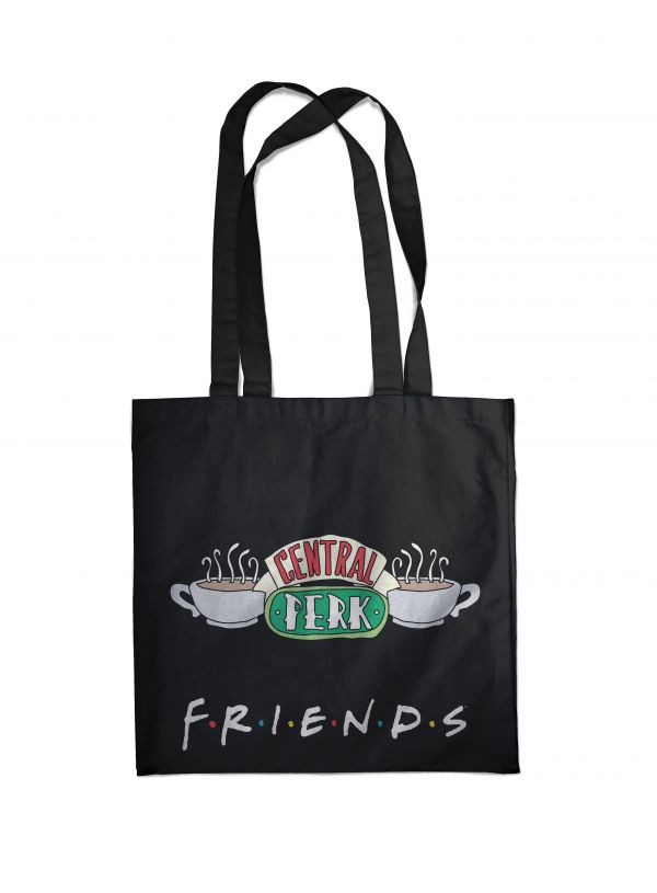 Сумка. Friends. Central perk (черная, 38х43 см, длина ручек 58 см) Сумка. Friends. Central perk (черная, 38х43 см, длина ручек 58 см)