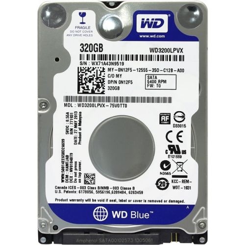 Жесткий диск WD Blue 320GB (WD3200LPVX) Жесткий диск WD Blue 320GB (WD3200LPVX)