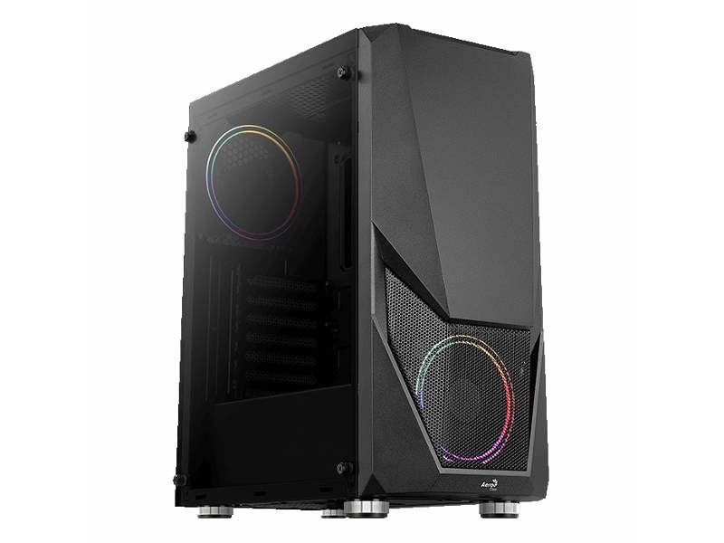 Корпус AeroCool Zauron Saturn FRGB-G-BK-v1 Корпус AeroCool Zauron Saturn FRGB-G-BK-v1