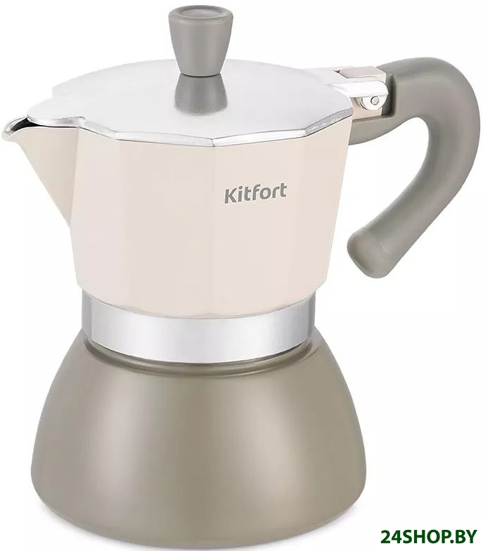 Гейзерная кофеварка Kitfort KT-7150 Гейзерная кофеварка Kitfort KT-7150