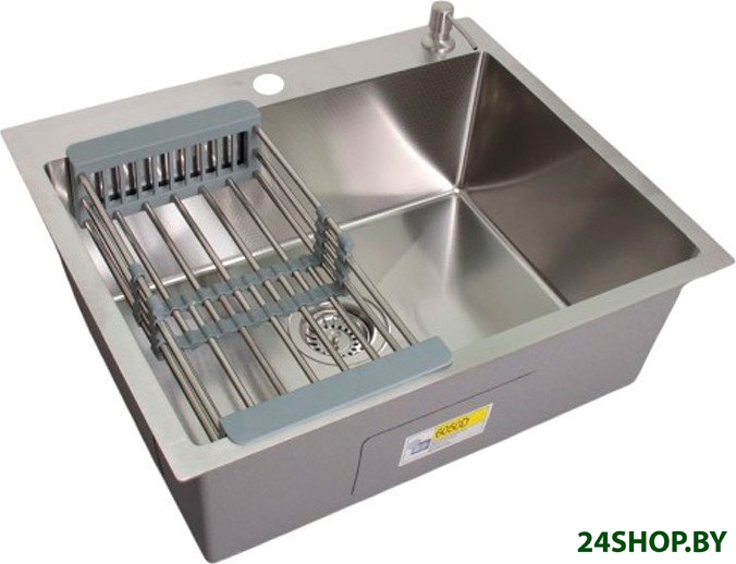 Кухонная мойка Wisent WS-36050D/GER013 (с сифоном, дозатором и коландером) Кухонная мойка Wisent WS-36050D/GER013 (с сифоном, дозатором и коландером)
