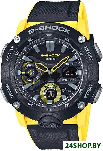 Наручные часы Casio G-Shock GA-2000-1A9 Наручные часы Casio G-Shock GA-2000-1A9