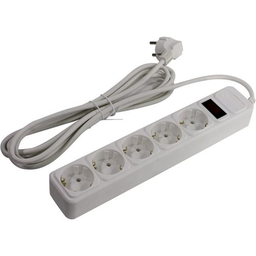 Сетевой фильтр 5BITES SP5W-130, 5 розеток, 3 м, белый Сетевой фильтр 5BITES SP5W-130, 5 розеток, 3 м, белый