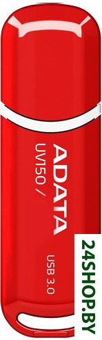 Флеш-память A-Data DashDrive UV150 64 GB Red (AUV150-64G-RRD) Флеш-память A-Data DashDrive UV150 64 GB Red (AUV150-64G-RRD)