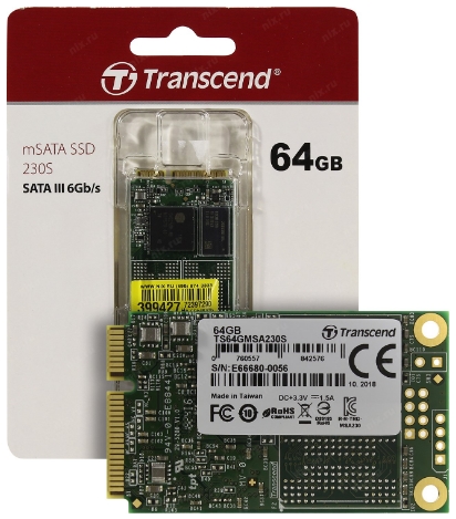 SSD Transcend 64Gb SSD230S TS64GMSA230S SSD Transcend 64Gb SSD230S TS64GMSA230S