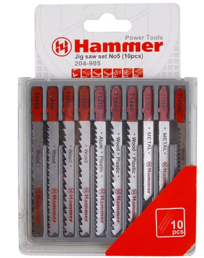 Набор оснастки Hammer 204-905 (10 предметов) Набор оснастки Hammer 204-905 (10 предметов)
